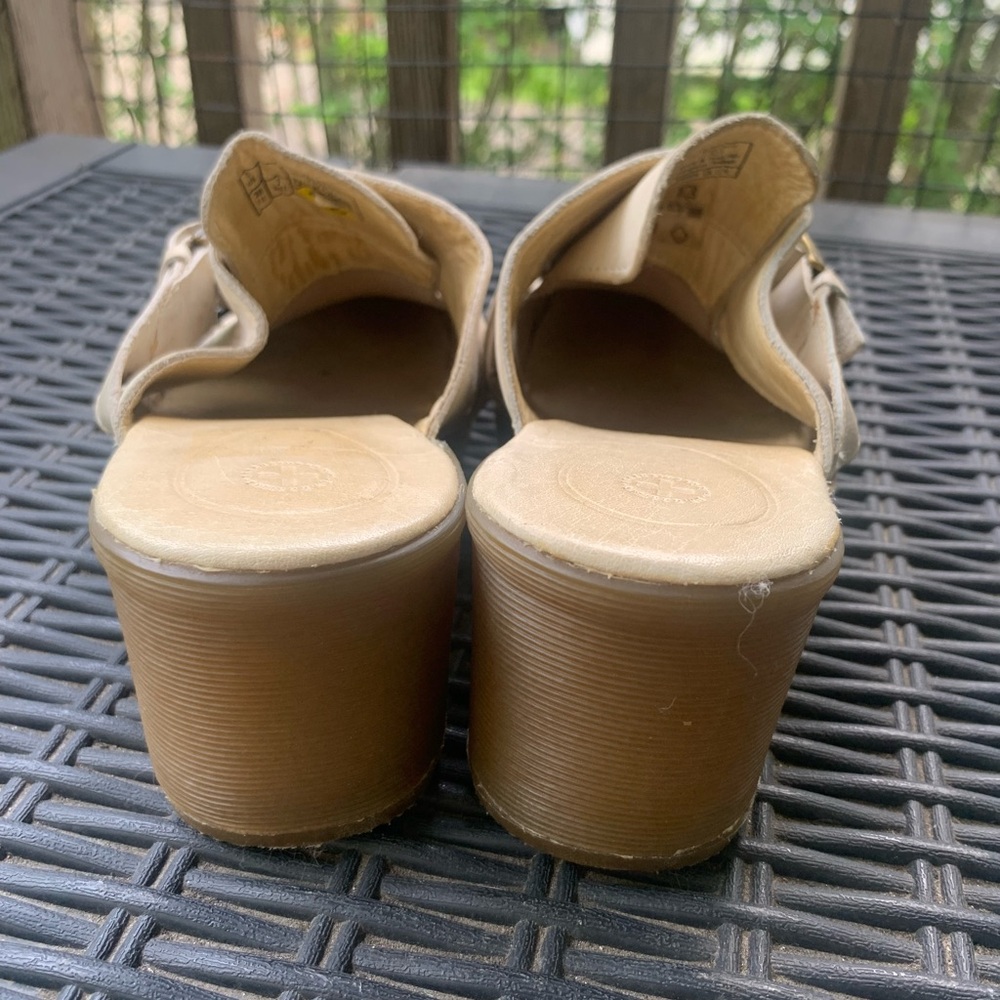 Dr. Martens Cream Suede Mules - Picture 2 of 5